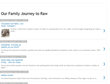 Tablet Screenshot of family-journey-to-raw.blogspot.com