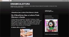 Desktop Screenshot of dinamicaleitura.blogspot.com