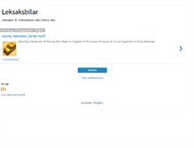 Tablet Screenshot of leksaksbilar.blogspot.com