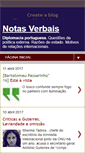 Mobile Screenshot of notasverbais.blogspot.com