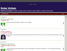 Tablet Screenshot of notasverbais.blogspot.com