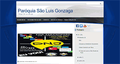 Desktop Screenshot of paroquiasaoluizgonzaga.blogspot.com