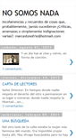 Mobile Screenshot of no-somosnada.blogspot.com