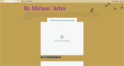 Desktop Screenshot of bymirianartes.blogspot.com
