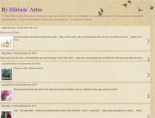 Tablet Screenshot of bymirianartes.blogspot.com