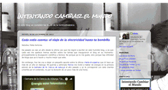 Desktop Screenshot of intentandocambiarelmundo.blogspot.com