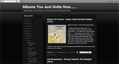 Desktop Screenshot of albumsyoujustgottahear.blogspot.com