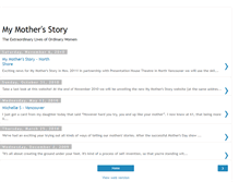 Tablet Screenshot of mymothersstory.blogspot.com