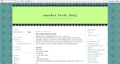 Desktop Screenshot of anotherfoodyblog.blogspot.com