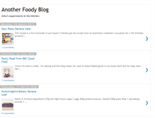 Tablet Screenshot of anotherfoodyblog.blogspot.com