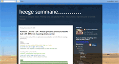 Desktop Screenshot of heege-summane.blogspot.com