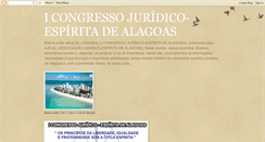 Desktop Screenshot of congressojuridicoespiritadealagoas.blogspot.com