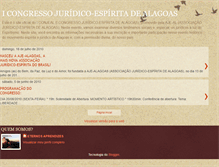 Tablet Screenshot of congressojuridicoespiritadealagoas.blogspot.com