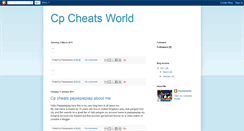 Desktop Screenshot of pepiepiepiep-cpcheatsworld.blogspot.com