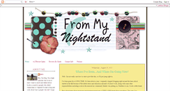 Desktop Screenshot of frommynightstand.blogspot.com