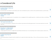 Tablet Screenshot of aconsideredlife.blogspot.com