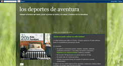 Desktop Screenshot of losdeportesdeaventura.blogspot.com