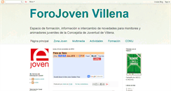 Desktop Screenshot of forojovenvillena.blogspot.com