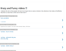Tablet Screenshot of krazyfunnyvideoz.blogspot.com