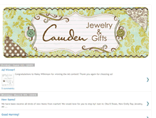 Tablet Screenshot of camdenjewelryandgifts.blogspot.com