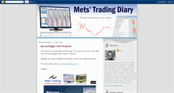 Desktop Screenshot of mets-trading-diary.blogspot.com