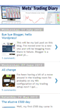 Mobile Screenshot of mets-trading-diary.blogspot.com