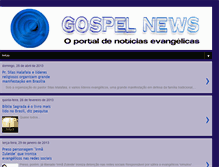 Tablet Screenshot of goospelnews.blogspot.com