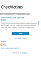 Mobile Screenshot of chexvictims.blogspot.com