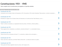 Tablet Screenshot of constituciones1931-1945.blogspot.com