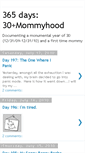Mobile Screenshot of 365daysofbeing30andamommy.blogspot.com