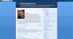 Desktop Screenshot of deanheeleyonline.blogspot.com