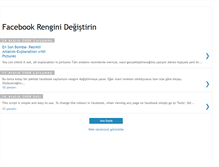 Tablet Screenshot of facebookrenkdegistirme.blogspot.com
