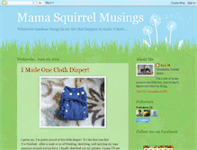 Tablet Screenshot of mamasquirrelmusings.blogspot.com