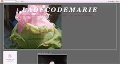 Desktop Screenshot of ladecodemarie.blogspot.com