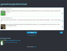 Tablet Screenshot of gameshoanghotdownload.blogspot.com