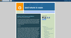 Desktop Screenshot of landreforminislam.blogspot.com