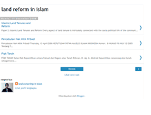 Tablet Screenshot of landreforminislam.blogspot.com