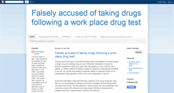 Desktop Screenshot of falselyaccusedoftakingdrugs.blogspot.com