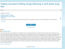 Tablet Screenshot of falselyaccusedoftakingdrugs.blogspot.com