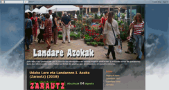 Desktop Screenshot of landare-azokak.blogspot.com