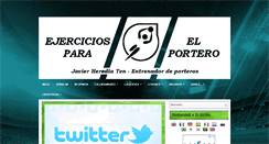 Desktop Screenshot of ejerciciosparaelportero.blogspot.com