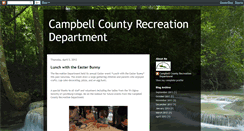 Desktop Screenshot of campbellcountyparksandrecreation.blogspot.com