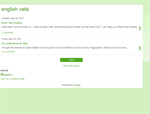 Tablet Screenshot of fun-learn-english.blogspot.com