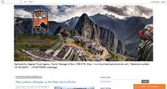 Desktop Screenshot of machupicchutravel-peru.blogspot.com