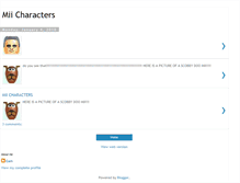 Tablet Screenshot of miicharacters.blogspot.com