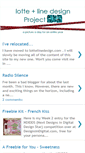 Mobile Screenshot of lottelinedesign365.blogspot.com