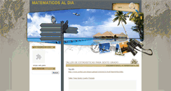 Desktop Screenshot of matematicosaldia.blogspot.com