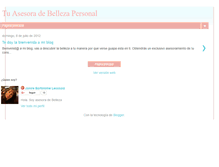 Tablet Screenshot of bellezaentimisma.blogspot.com