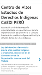 Mobile Screenshot of caediperu.blogspot.com