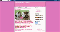 Desktop Screenshot of animalesdelcamino.blogspot.com